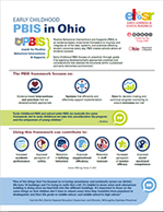screen shot of the first page of the PBIS in Ohio fact sheet