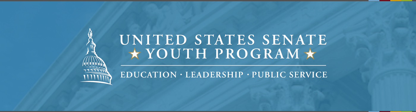 Banner for Ohio students selected for United States Senate Youth Program