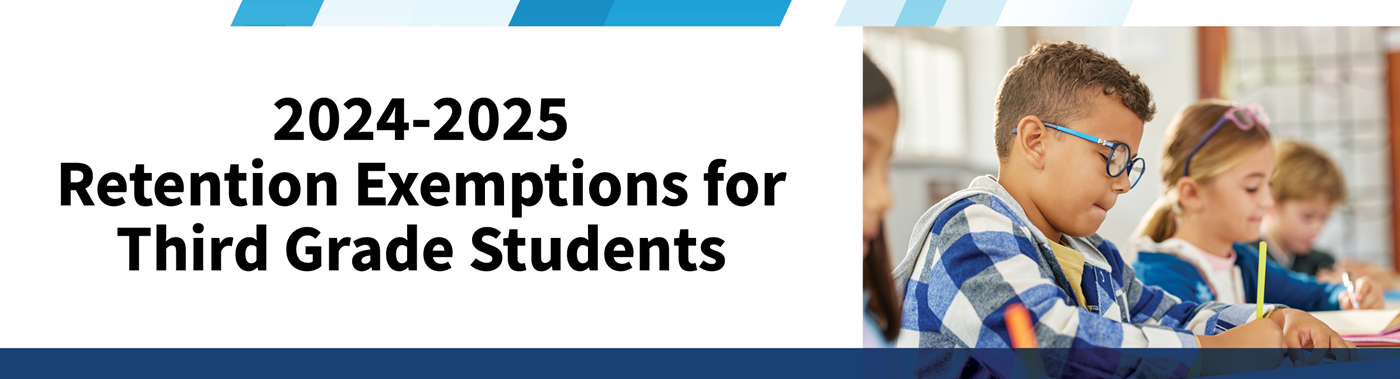 2024-2025 Retention Exemptions for Third Grade Students | Ohio 