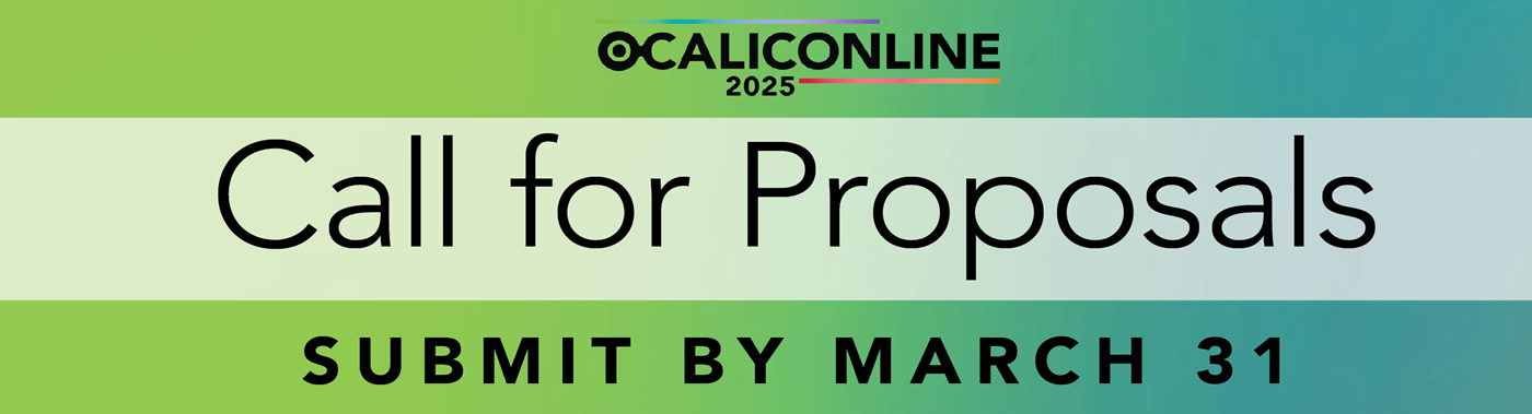 OCALIONLINE 2025 Call for proposals by March 18, 2025