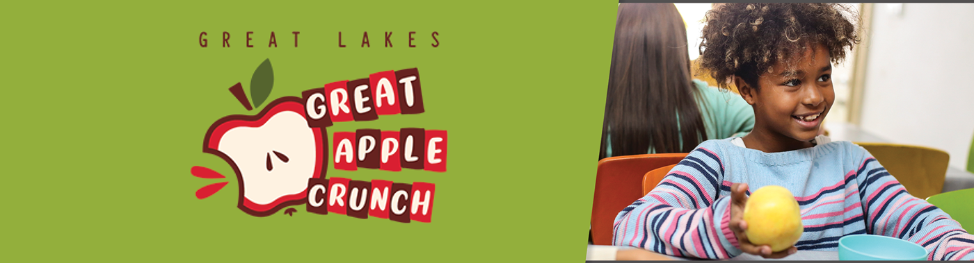 banner for story 'Join the Great Lakes Great Apple Crunch Oct. 13'