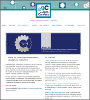 screen shot of the website