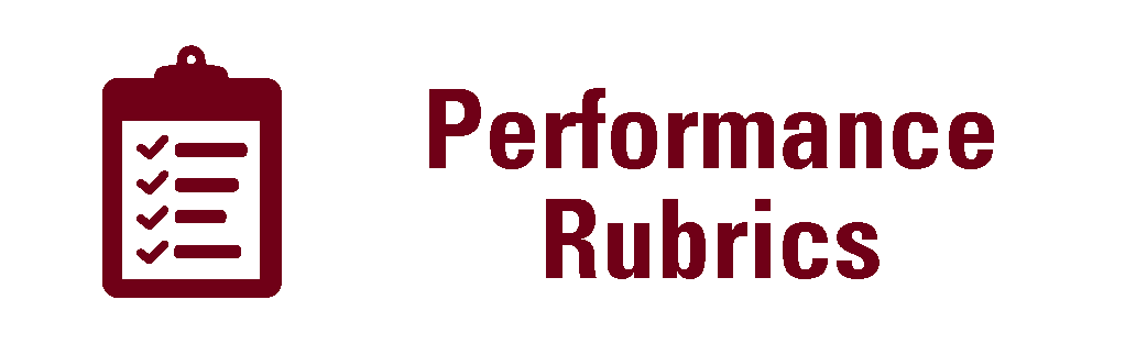 Performance Rubrics header