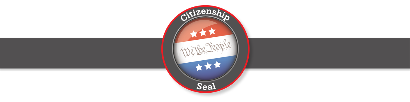 banner for the citizenship graduation seal