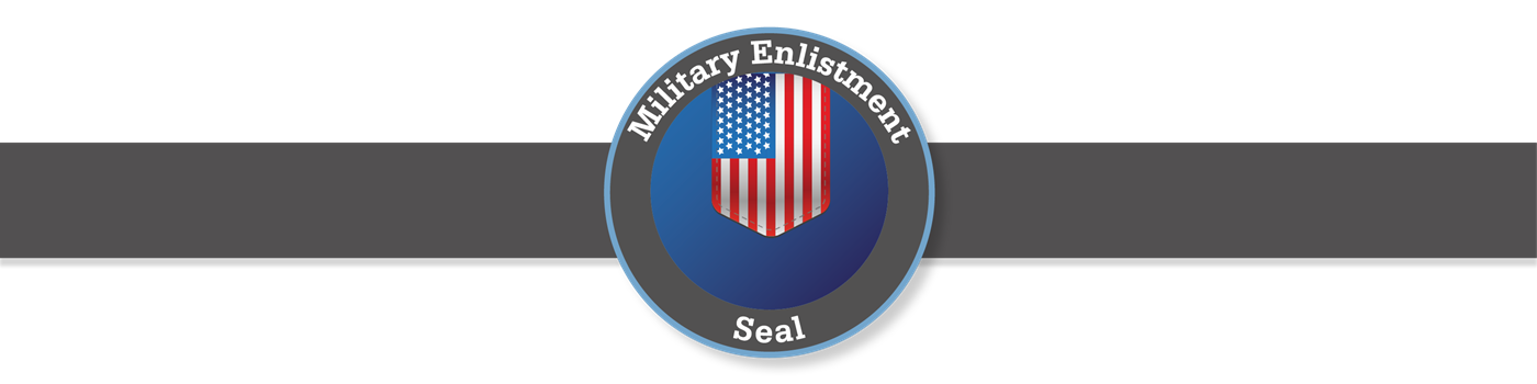 Banner for Military Enlistment Seal