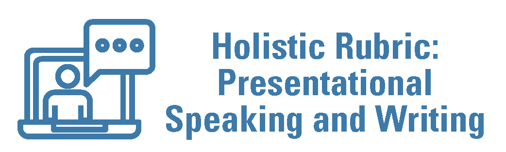 Holistic Rubric for Presentational Speaking and Writing banner