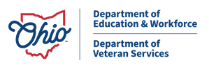 joint logo for DEW and the Department of Veteran Services