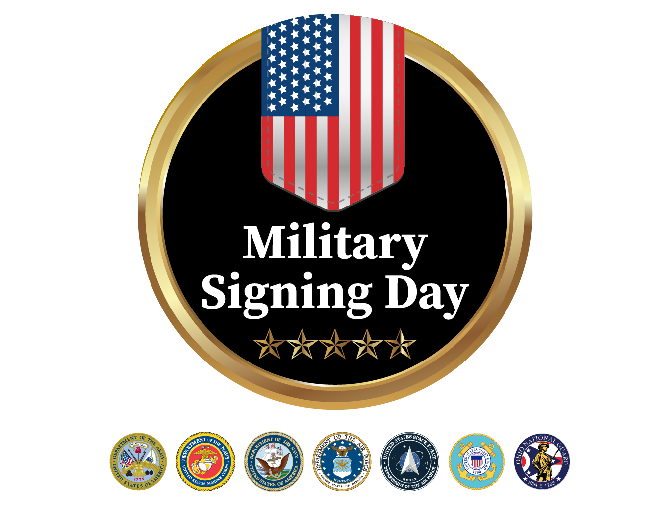 logo for Military Signing Day