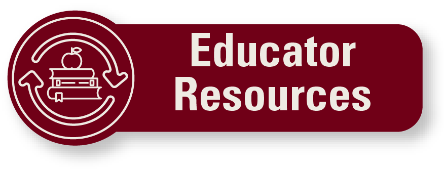 banner with icon that says 'Educator Resources'