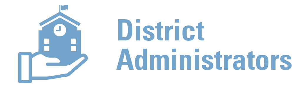 District administrator section button