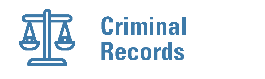 Button for Criminal Records