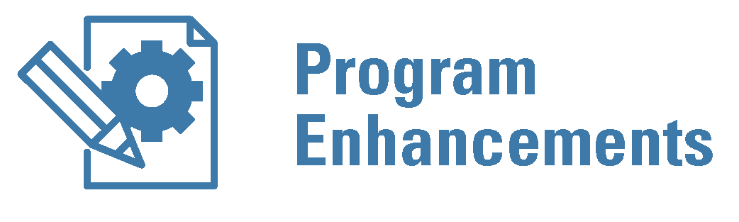 Button for Program Enhancements