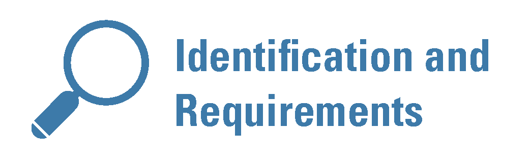 button takes you to the Identification and Requirements page