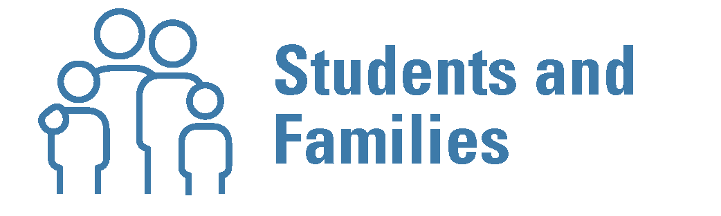 Button for Students and Families